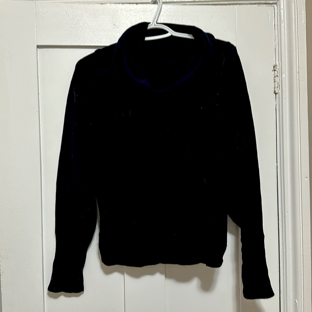 Black knit top
